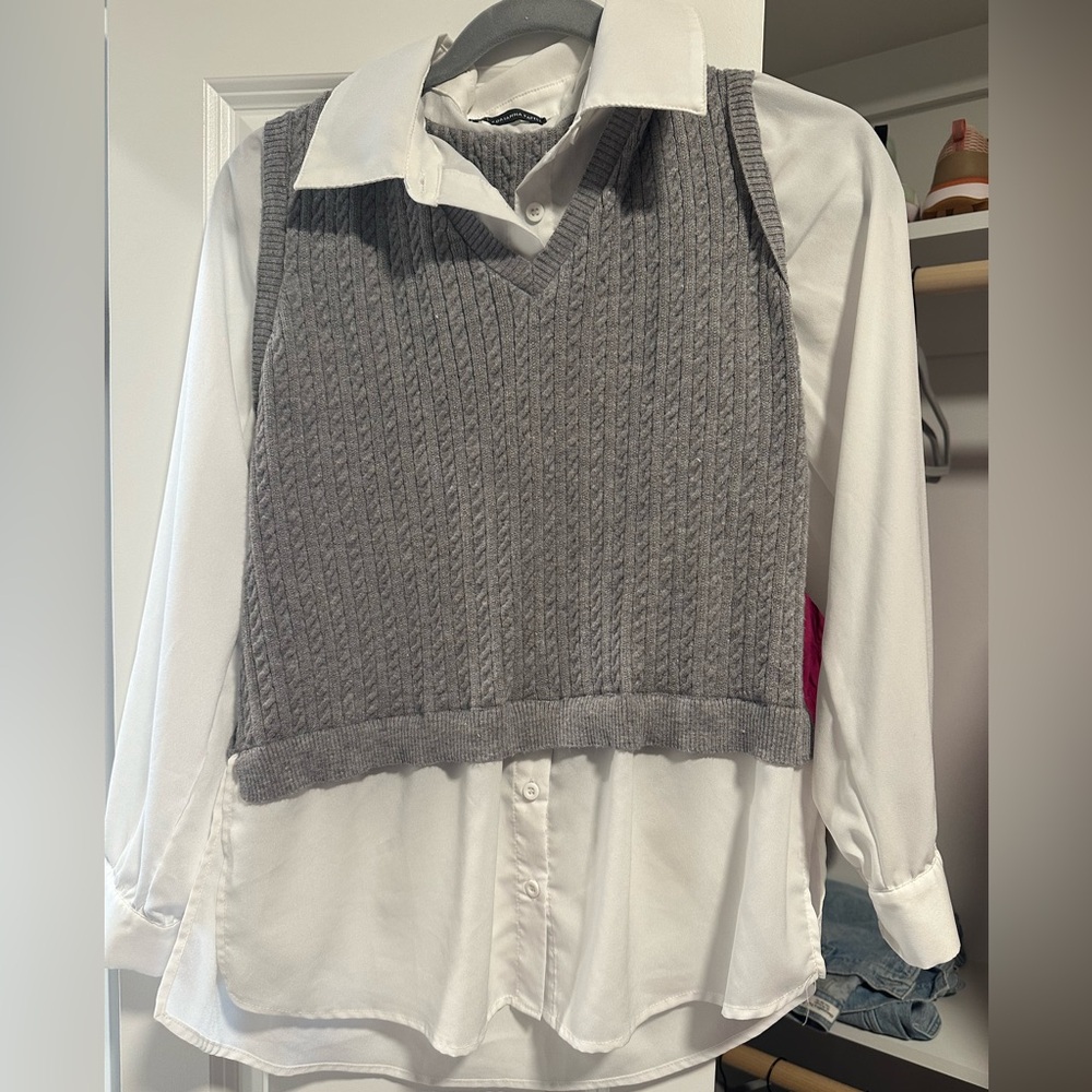 Sweater Blouse Combo